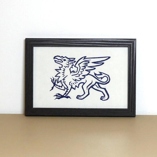 Gryphon Lino Print Gryphon Lino Print