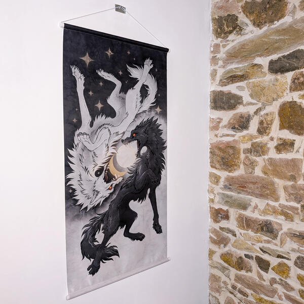 Hati Skol wall scroll